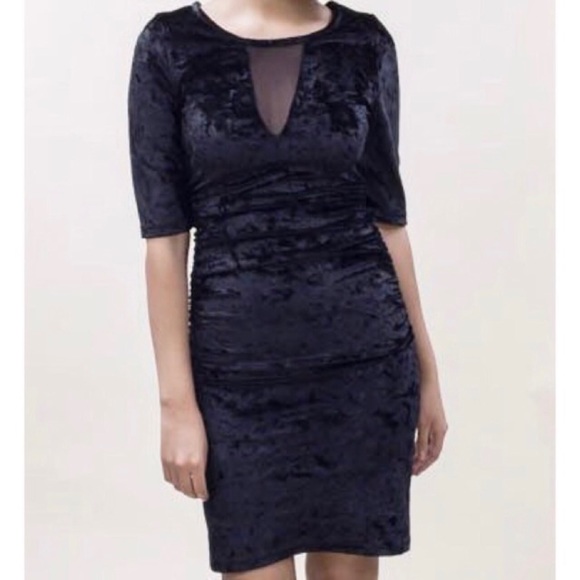 Therapy | Stretch Crushed Velvet Dress NWOT - Picture 8 of 8
